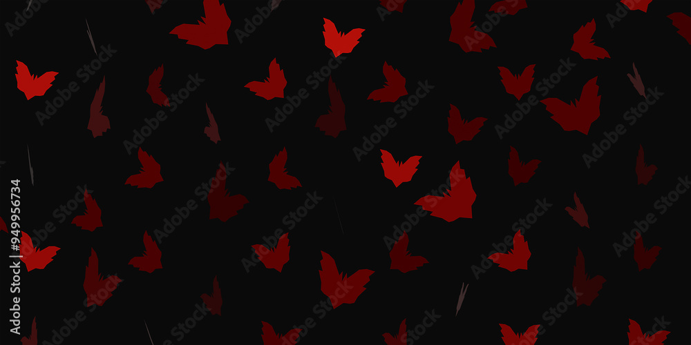 Bat on black background. Pattern for cafe, menu, restaurant. 3d template background. Halloween. 3d render. Bat on black background. Pattern for cafe, menu, restaurant. 3d template background. Halloween. 3d render.