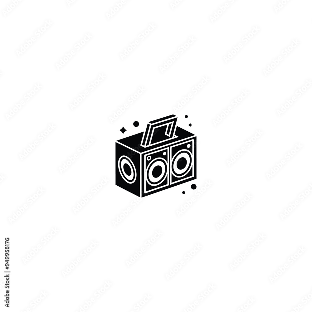 sound box icon vector sound box icon vector
