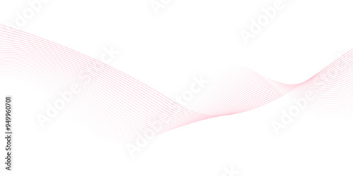  Abstract vector background with wavy lines