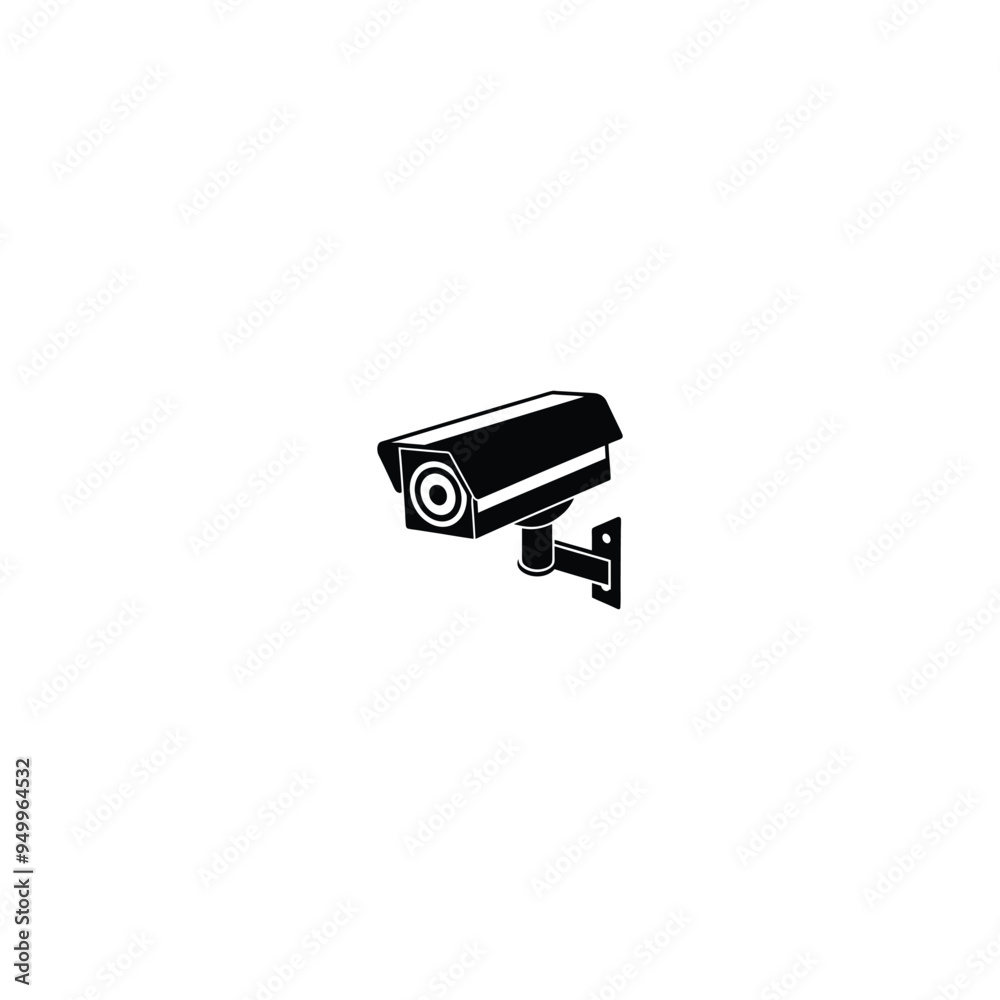 CCTV camera icon isolated on white background from smart home collection. CCTV camera icon isolated on white background from smart home collection.