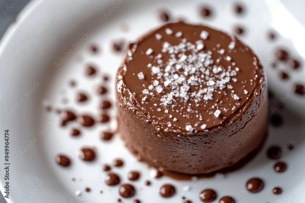 Salted Chocolate Mousse Dessert Salted Chocolate Mousse Dessert
