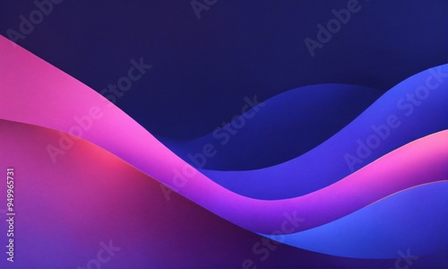 Vibrant Harmony Background. Captivating Abstract Waves in Bold Pink and Blue Hues