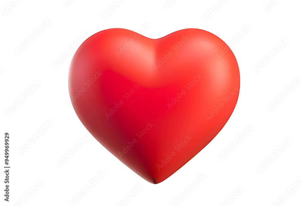 3D red heart isolated transparency background PNG 3D red heart isolated transparency background PNG