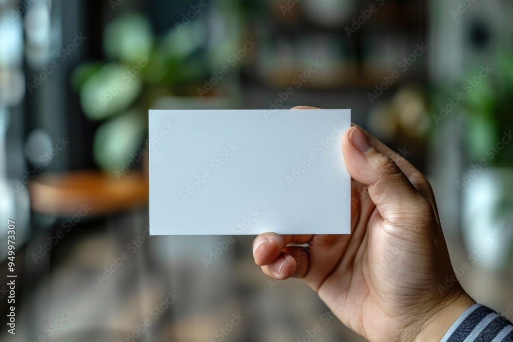 Blank Business Card Mockup