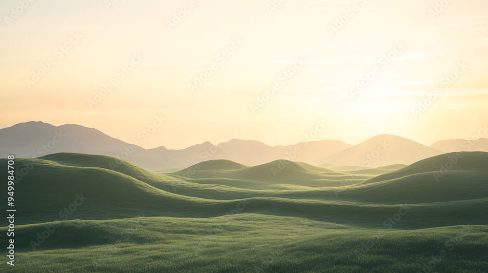 A serene landscape with soft rolling hills bathed in warm sunlight creating a tranquil atmosphere and evoking a sense of peace A serene landscape with soft rolling hills bathed in warm sunlight creating a tranquil atmosphere and evoking a sense of peace