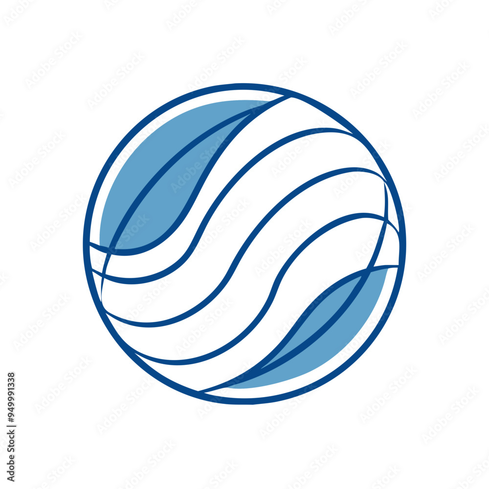 Abstract Globe Logo with Geometric Patterns in Vector Format Abstract Globe Logo with Geometric Patterns in Vector Format