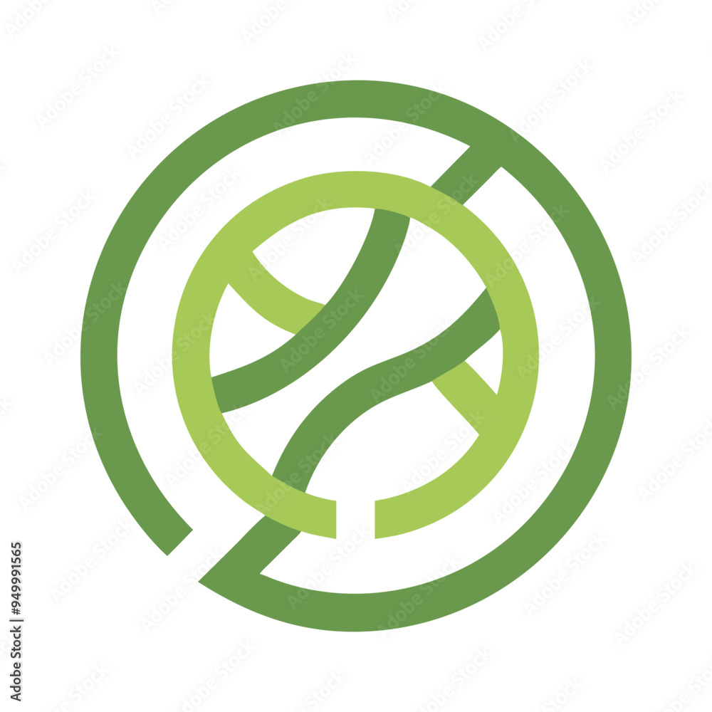 Abstract Globe Logo with Geometric Patterns in Vector Format Abstract Globe Logo with Geometric Patterns in Vector Format