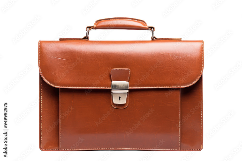 Business Briefcase Bag with Isolated on Transparent Background Business Briefcase Bag with Isolated on Transparent Background
