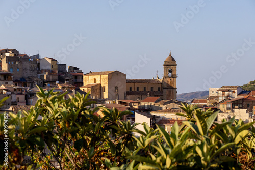 View of the town's church tower