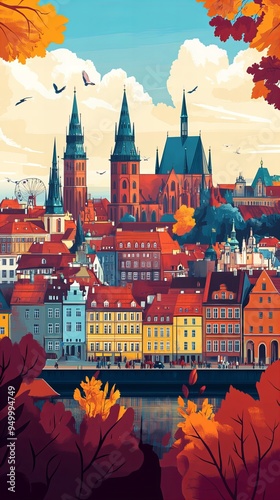 Wrocław Wonders: Retro Travel Posters with a Modern Twist