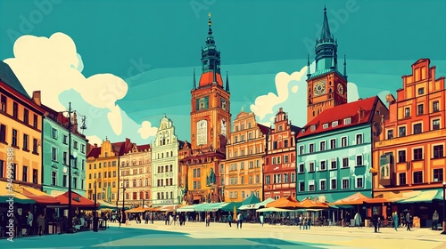 Wrocław Wonders: Retro Travel Posters with a Modern Twist