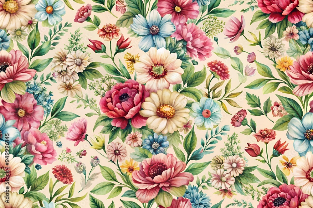 seamless pattern with flowers seamless pattern with flowers