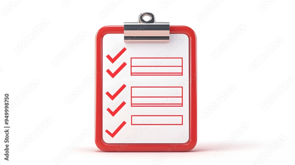 3d Clipboard, checklist symbol. Assignment target icon. Project task management and effective time planning tools. 3d rendering. Vector illustration, white background 3d Clipboard, checklist symbol. Assignment target icon. Project task management and effective time planning tools. 3d rendering. Vector illustration, white background
