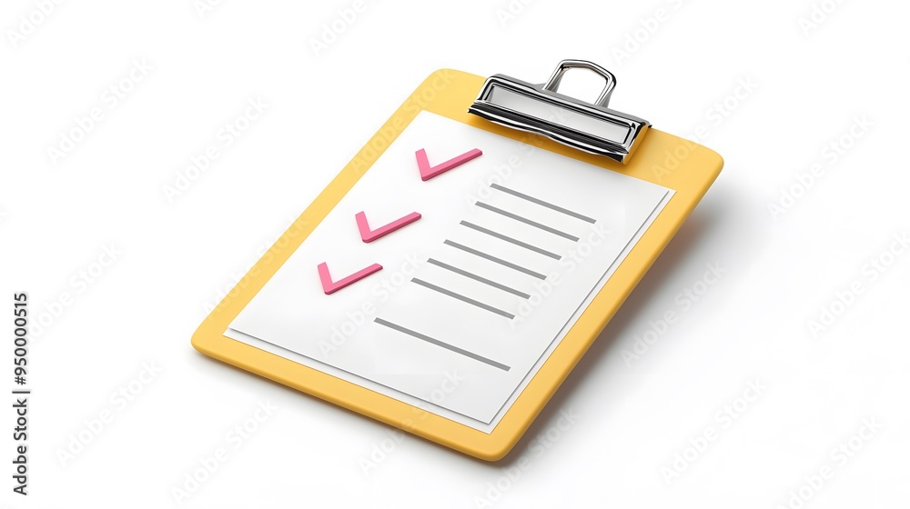 3d Clipboard, checklist symbol. Assignment target icon. Project task management and effective time planning tools. 3d rendering. Vector illustration, white background 3d Clipboard, checklist symbol. Assignment target icon. Project task management and effective time planning tools. 3d rendering. Vector illustration, white background