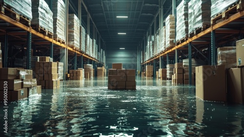 Flooded Warehouse: A Devastating Reality