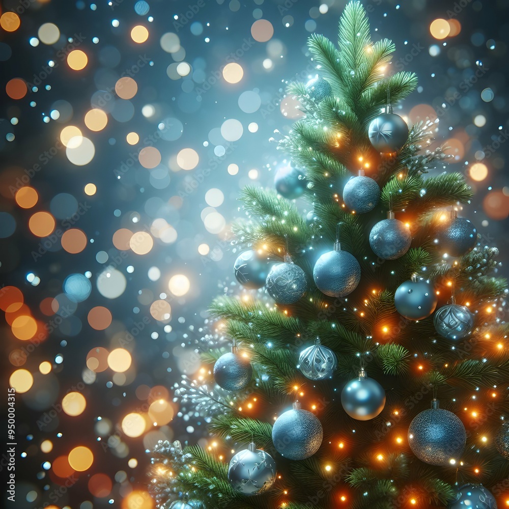 abstract christmas tree with lights abstract christmas tree with lights