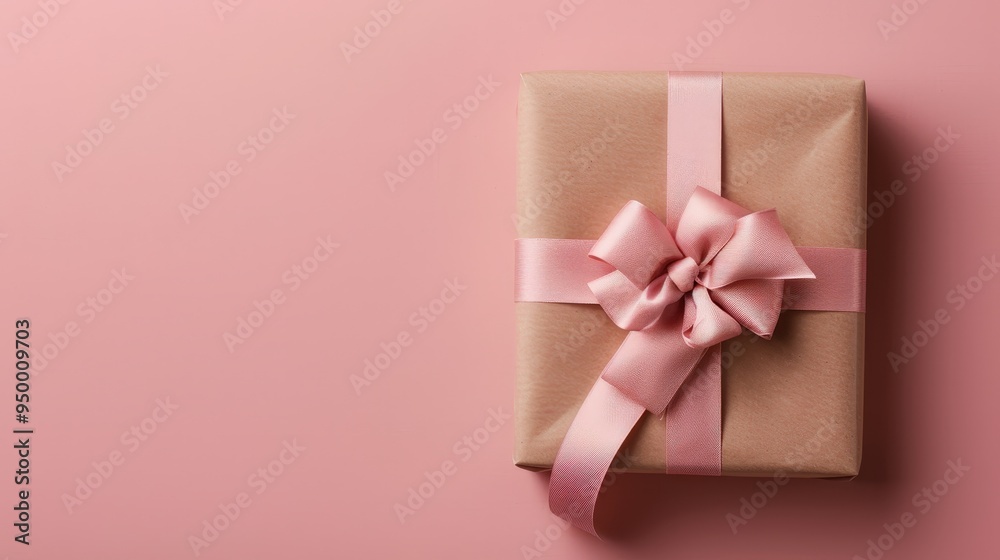 Gift Box with Pink Ribbon Gift Box with Pink Ribbon