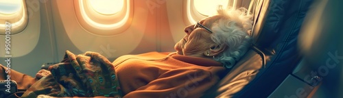 Elderly Woman Sleeping Peac...