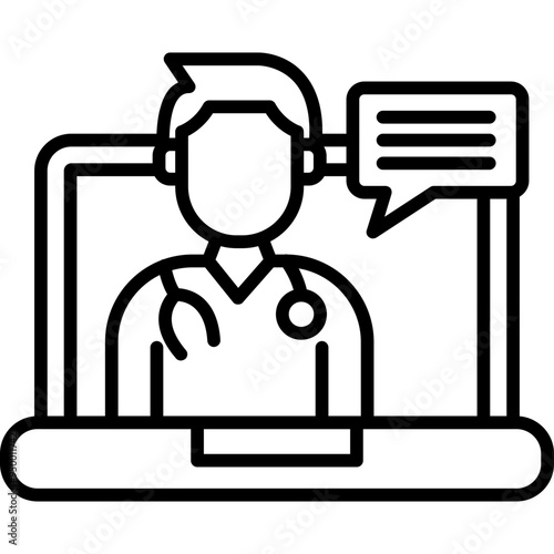 Online Doctor Icon