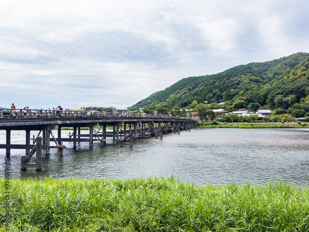 Arashiyama Katsura River in Kyoto, Japan Arashiyama Katsura River in Kyoto, Japan