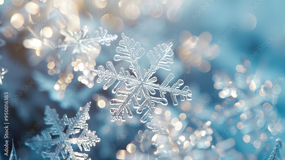 Shiny snowflake wallpaper Shiny snowflake wallpaper