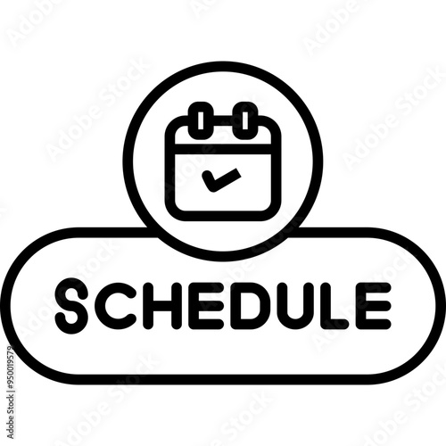 Schedule Button Icon