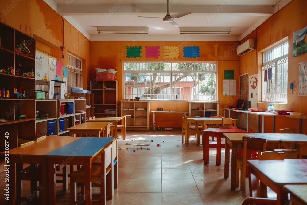 a classroom in a kindergarten a classroom in a kindergarten