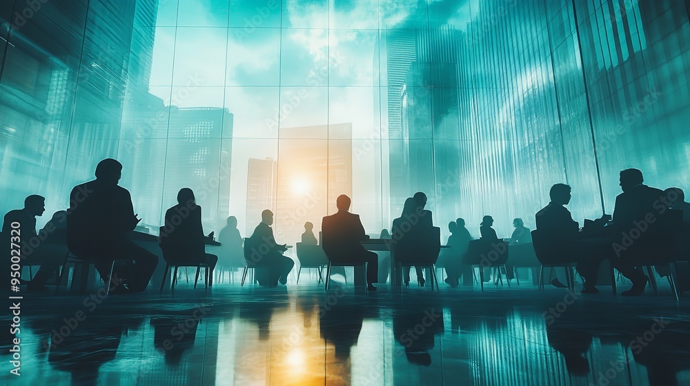 Meeting in Serenity: Blurry Figures Gather Around, Bathed in Atmospheric Green and Amber, Edge Definition Meets Cabincore - Meeting in Serenity: Blurry Figures Gather Around, Bathed in Atmospheric Green and Amber, Edge Definition Meets Cabincore -