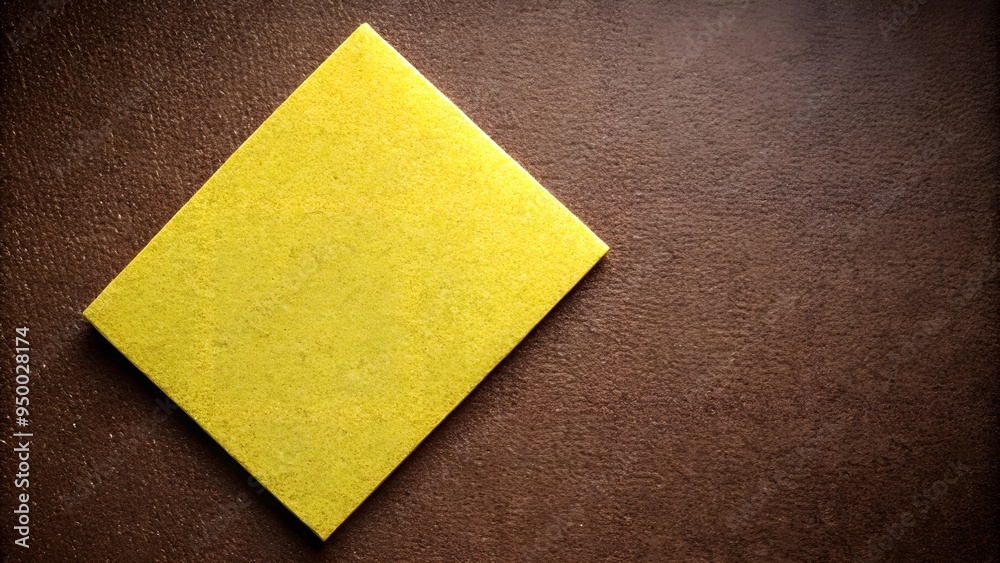 Sandpaper texture in vibrant yellow on a brown background for artistic and DIY projects Sandpaper texture in vibrant yellow on a brown background for artistic and DIY projects
