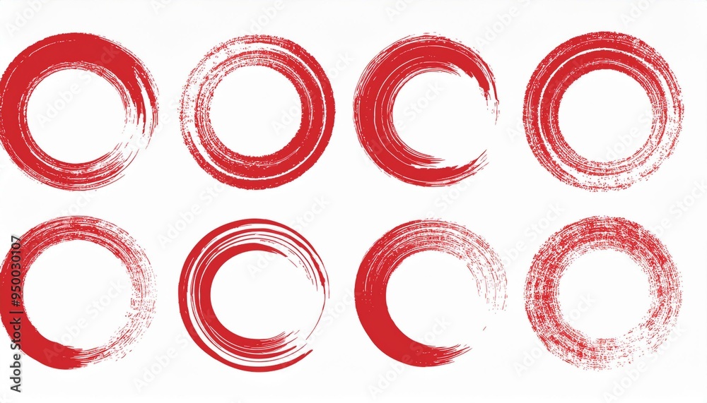 A modern brush stroke red stamp frame with a rough scribble red effect line. A color crayon brush stroke frame with a scribble hand drawn grunge doodle circle set. A modern brush stroke red stamp frame with a rough scribble red effect line. A color crayon brush stroke frame with a scribble hand drawn grunge doodle circle set.