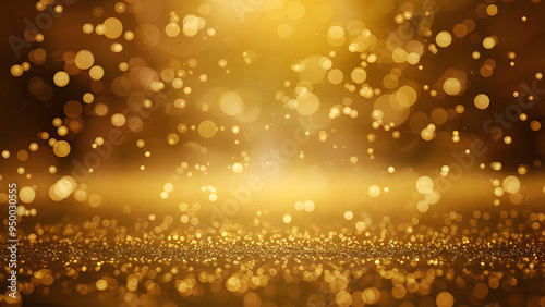 Golden Sparkle: A shimmering background of golden glitter and bokeh lights creates an elegant and luxurious backdrop. Perfect for adding a touch of glamour to your designs.