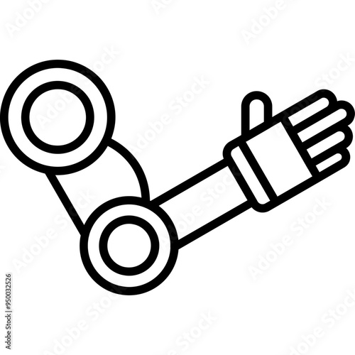 Prosthetic Hand Icon