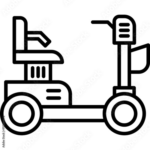 Mobility Scooter Icon