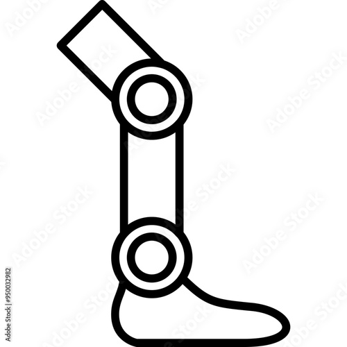 Prosthetic Leg Icon