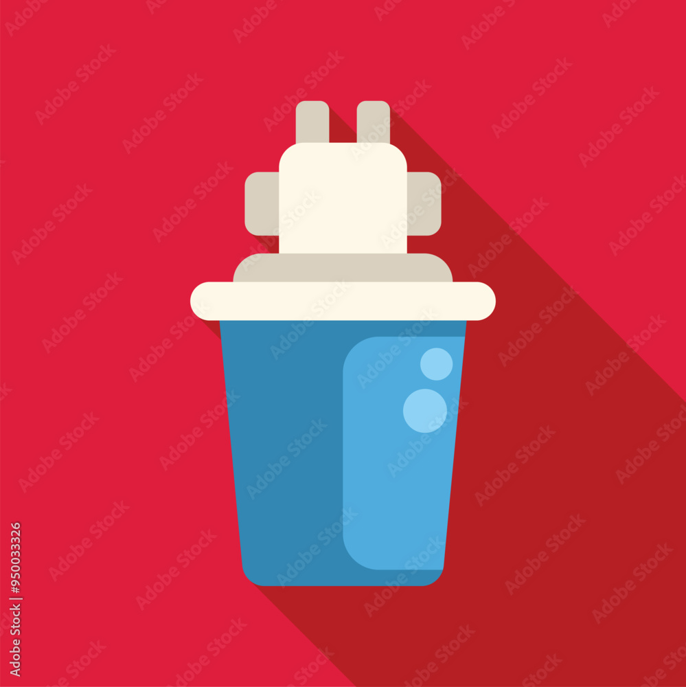 Water purifier icon in flat style showing a water filtration system for clean and drinkable water Water purifier icon in flat style showing a water filtration system for clean and drinkable water