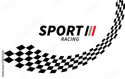 Wallpaper Mural Race flag background. Checkered flag. Black and white checker. Finishing flag. Automotive graphics. Race motorsport concept. Vector illustration Torontodigital.ca