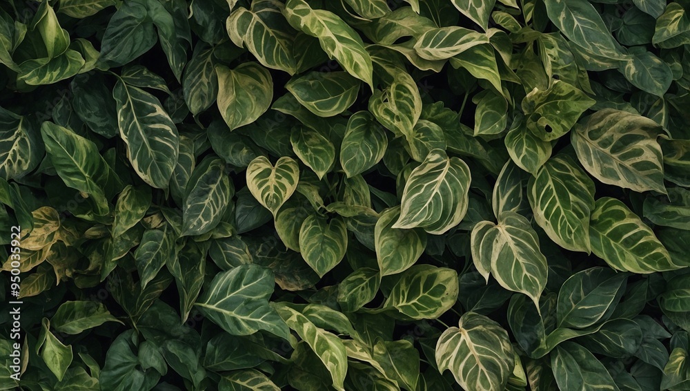 green leaves background