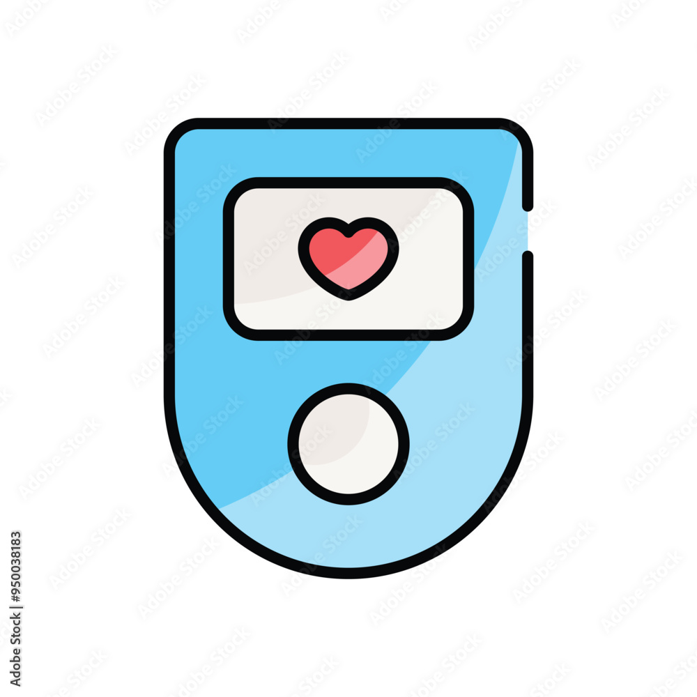 Pulse Oximeter vector icon
