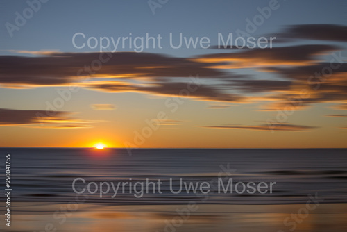 sunset seas and cloudscape ...