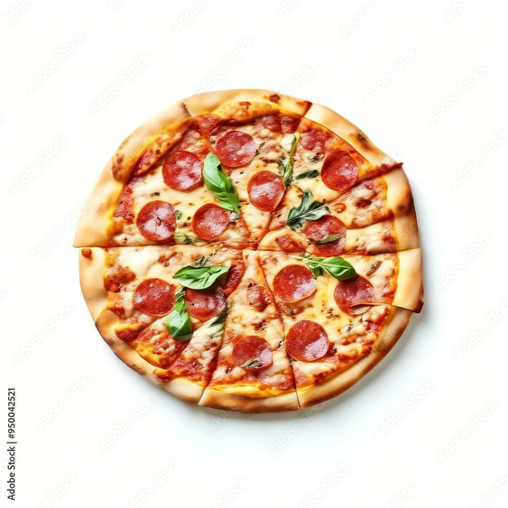 A delicious freshly baked greek pizza with feta cheese, olives, tomato, and green pepper A delicious freshly baked greek pizza with feta cheese, olives, tomato, and green pepper