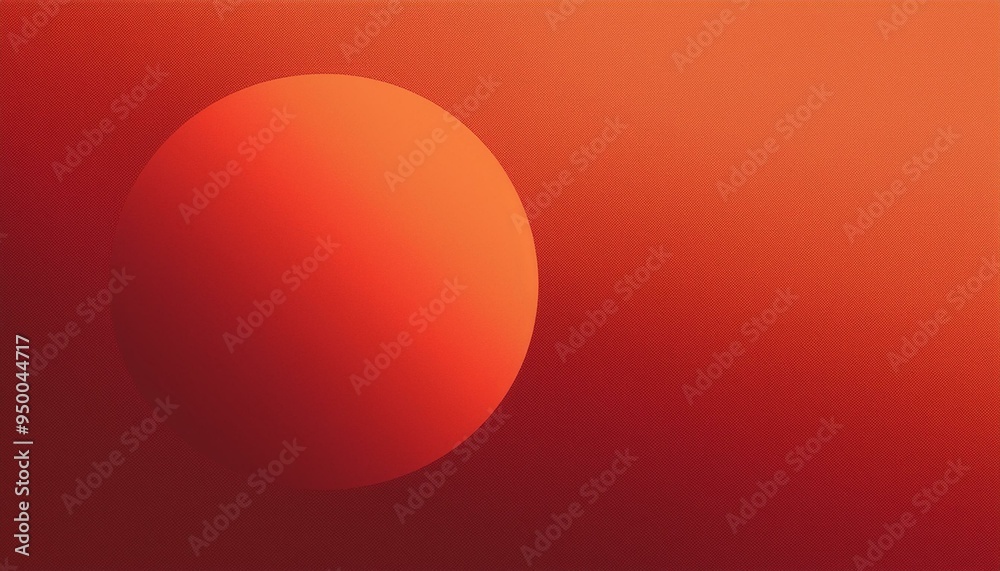Grainy background with orange gradient sphere red abstract geometric shape noise texture banner design Grainy background with orange gradient sphere red abstract geometric shape noise texture banner design