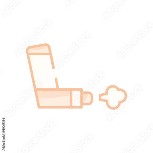 Inhaler vector icon