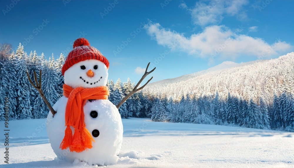 Obraz premium snowman