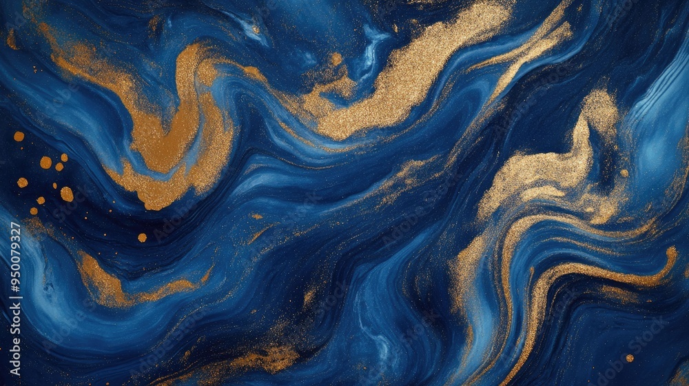 Water and gold abstract texture, featuring blue liquid effects with swirling gold patterns, creating a luxurious and natural design. Water and gold abstract texture, featuring blue liquid effects with swirling gold patterns, creating a luxurious and natural design.
