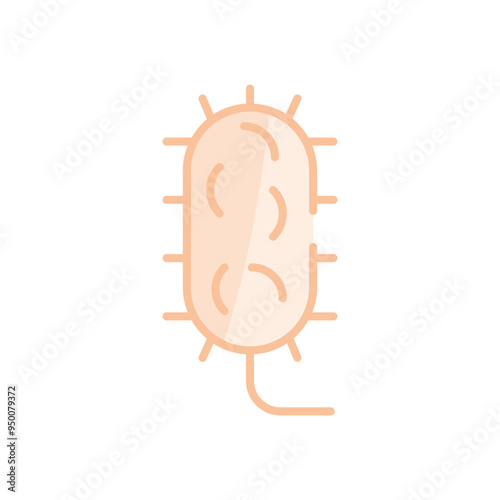 Bacteria vector icon