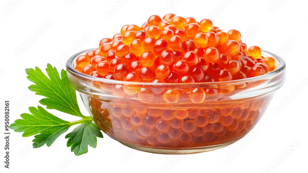 Salmon roe on a transparent background. Salmon roe on a transparent background.