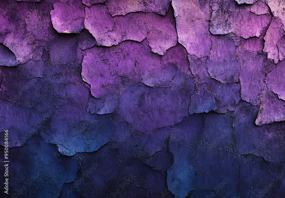 Abstract Cracked Texture in Purple and Blue Hues Abstract Cracked Texture in Purple and Blue Hues