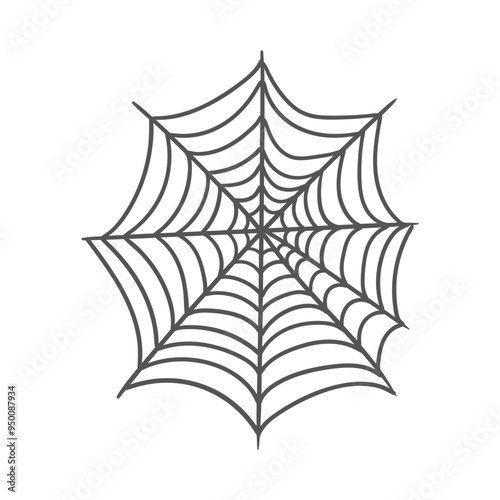 Spiderweb Halloween Illustration