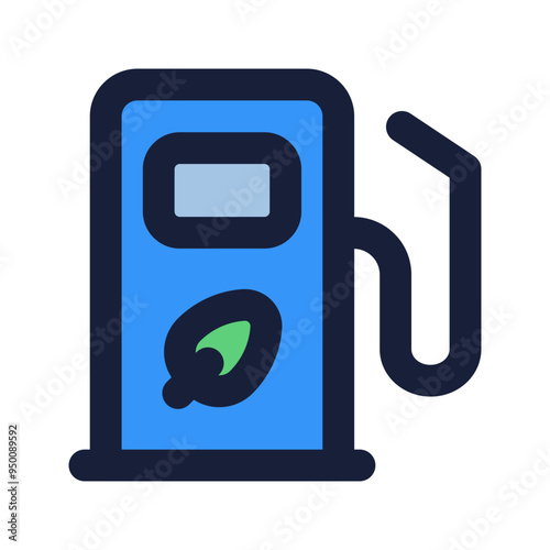 biofuel flat line icon