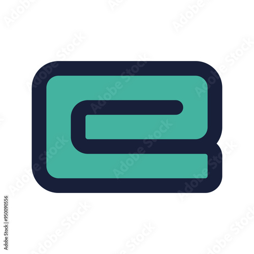 towel flat line icon